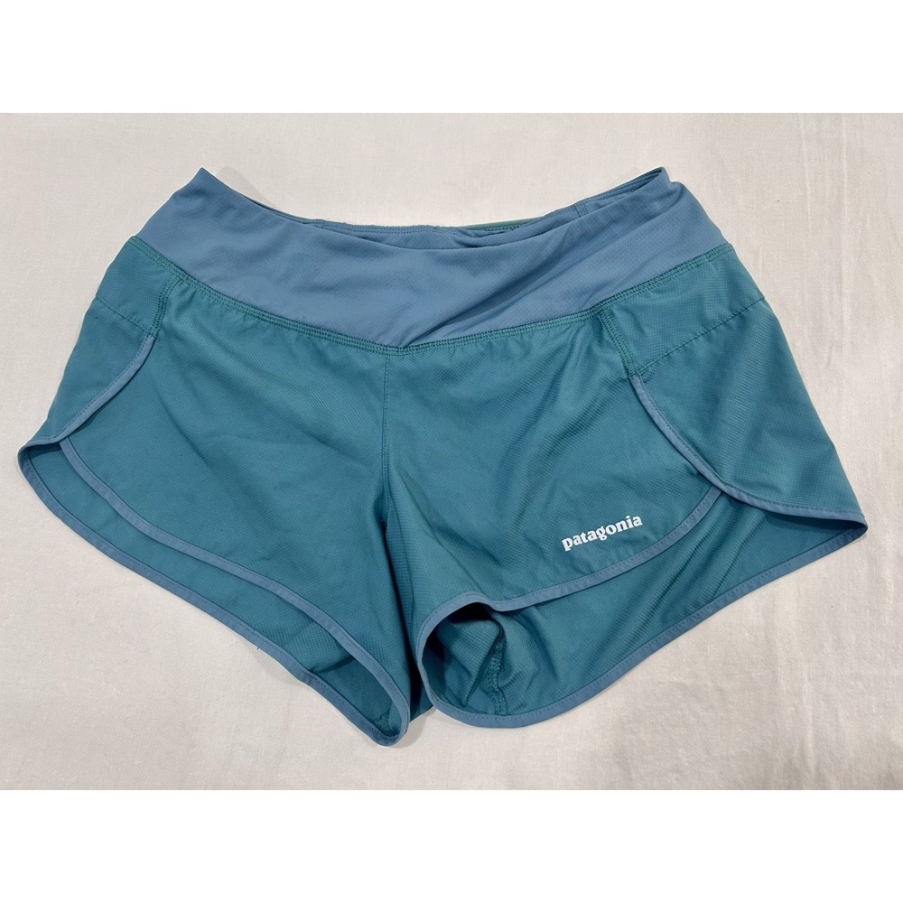 999 Teal Blue Strider Pro 3" Activewear Athletic Shorts Women's Size Small